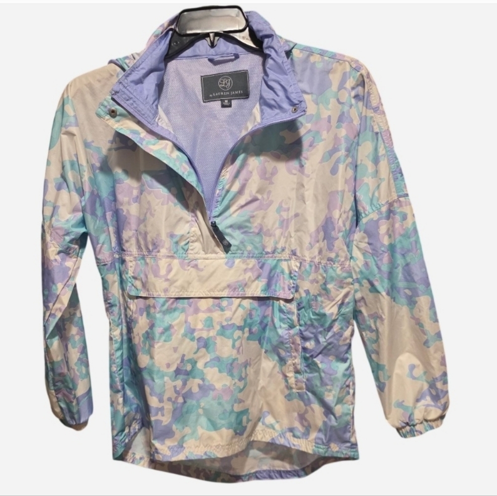 Lauren James Lavender Purple Jacket with Pastel Camouflage Lining